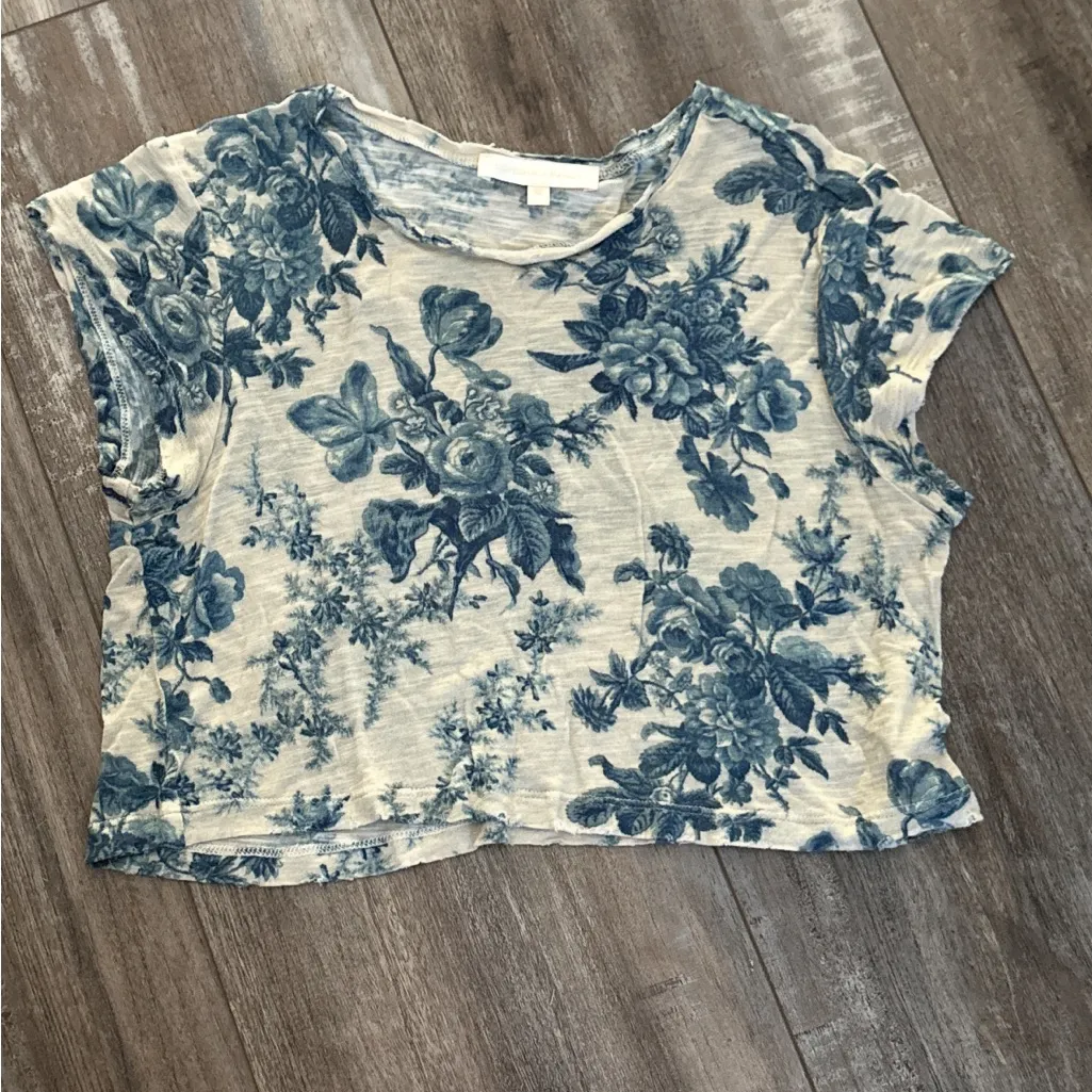 LoveShackFancy Rubin Cropped Tee XS - Image 2
