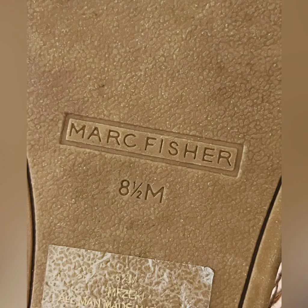 Marc Fisher Zeki Espadrille Wedge Sandal Orange Size 8.5 - Image 7