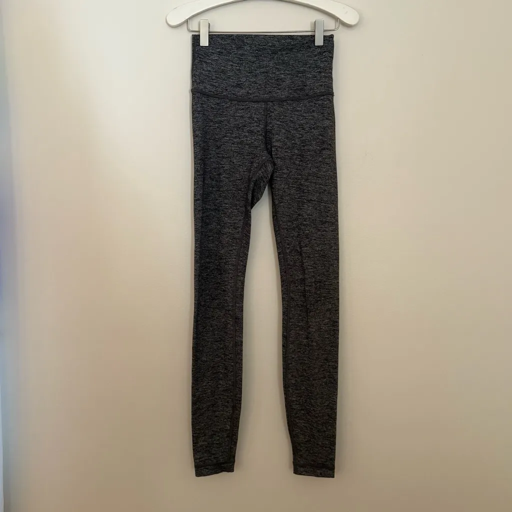 Lululemon Wunder Train High Rise Tights in Heather Gray - Image 2