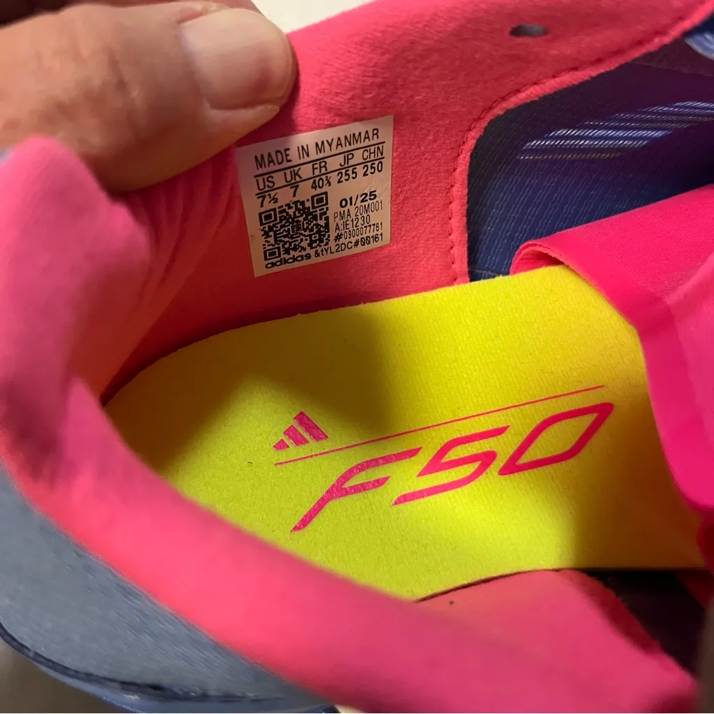 Adidas F50 League Mid-Cut Turf Soccer Shoes Cleats Sz 8.5 US Women’s/7.5 Men NEW - Image 13