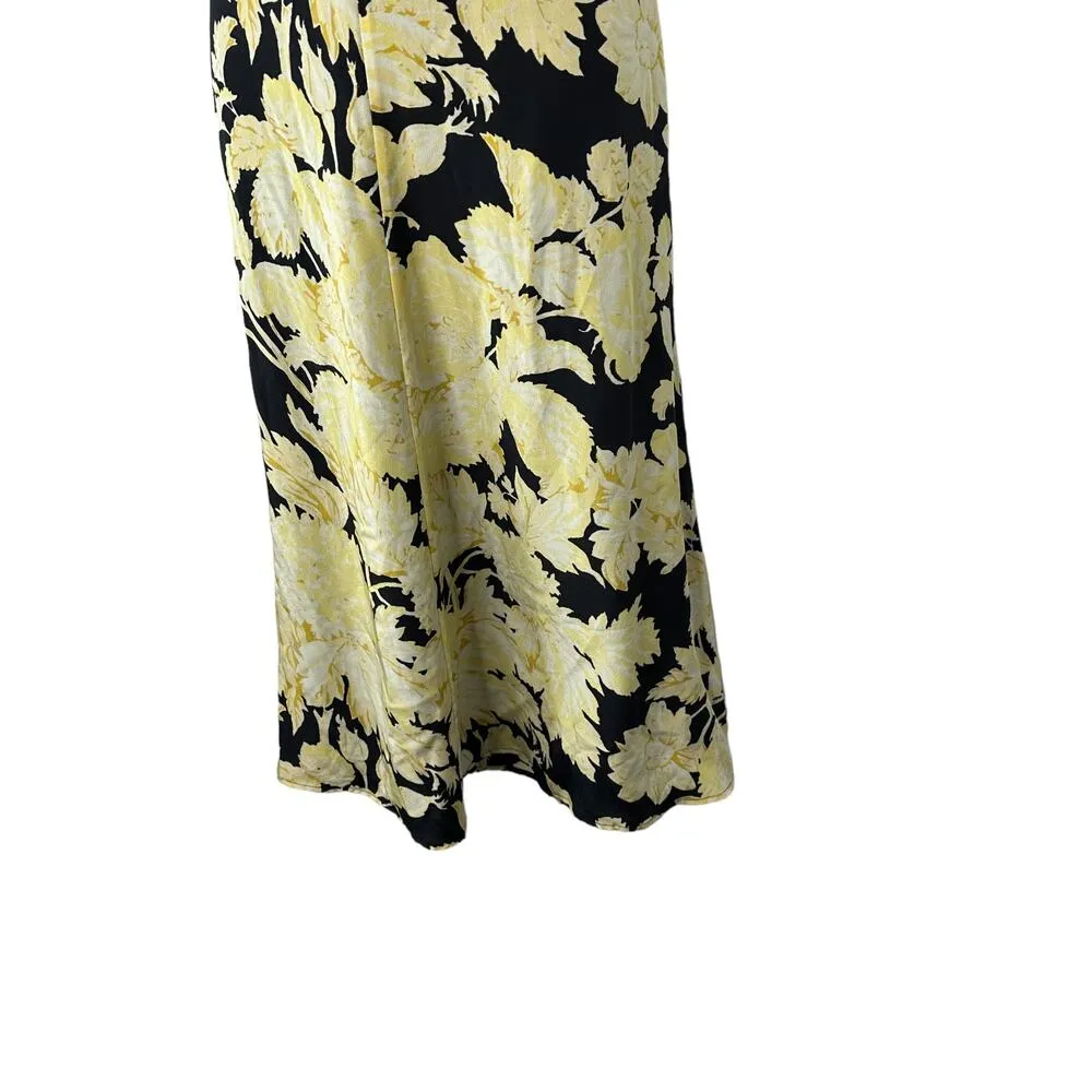 Stine Goya Gianna Silk Dress Hortensia Dark Women's Size XS Yellow - Image 6