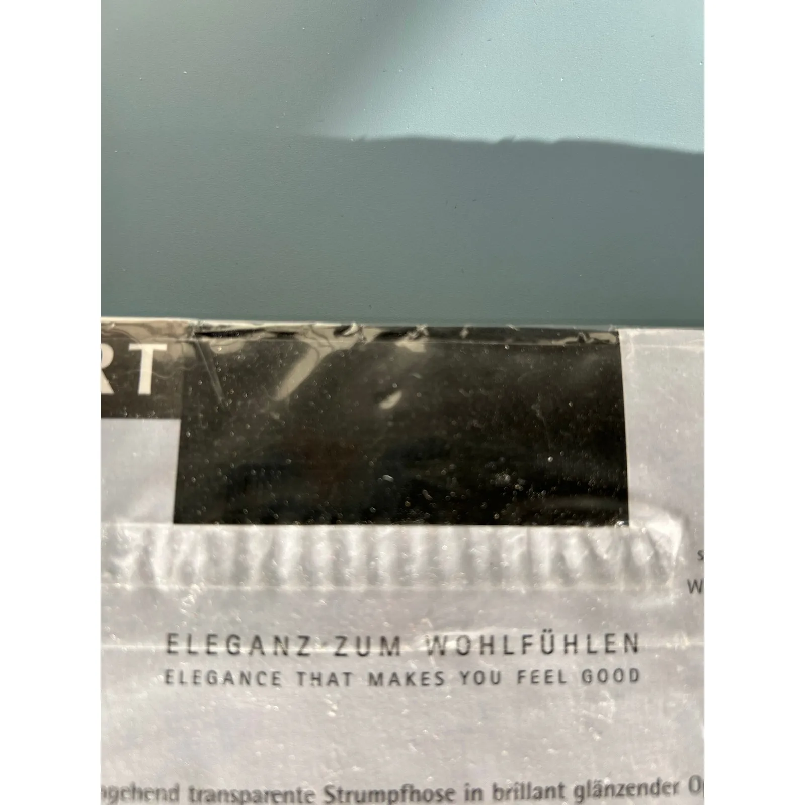 Kunert Satin Look 20 sheer tights black size 8 - Image 4