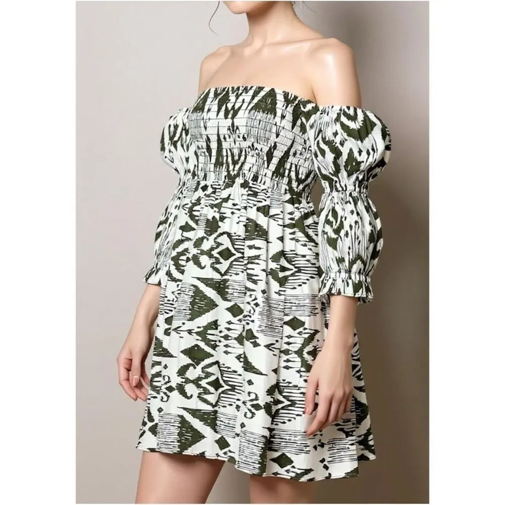 Misa Los Angeles Zadie Puff Sleeve Babydoll Dress - Image 2