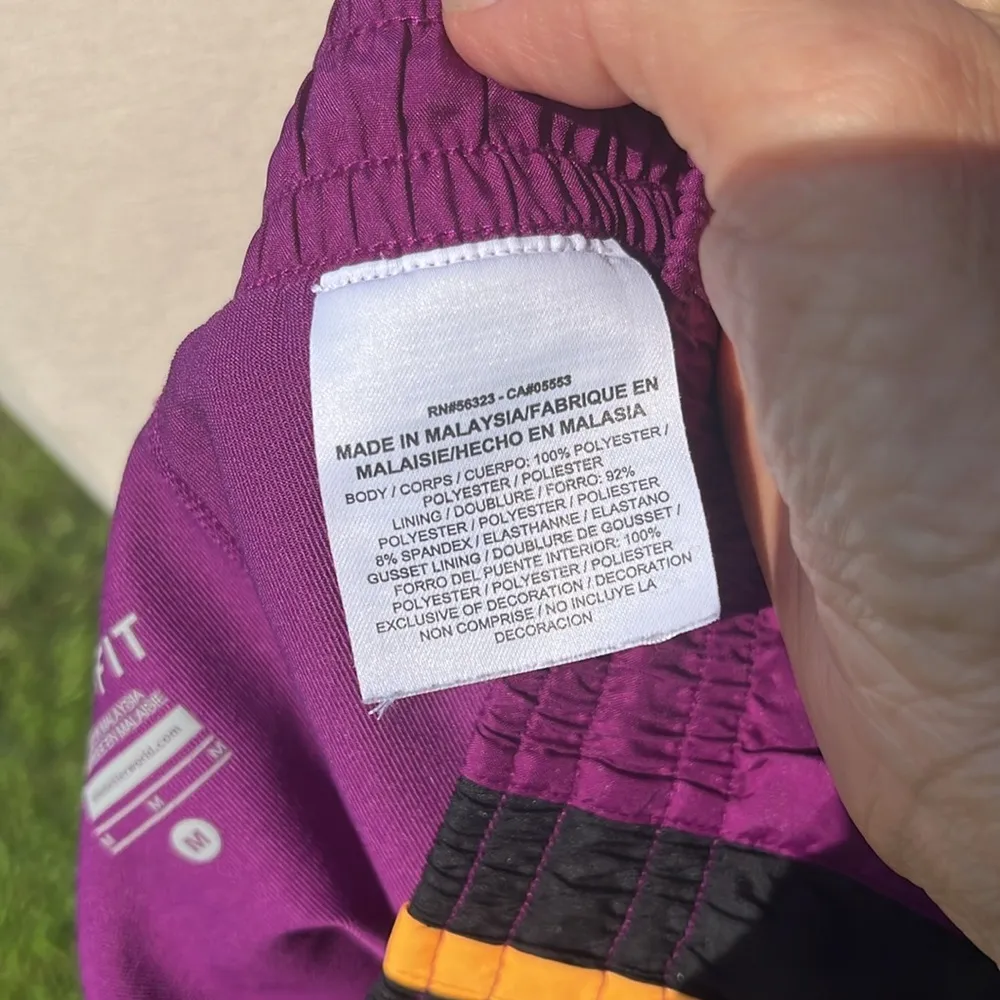 Nike Dri Fit Purple Athletic Shorts Low Rise - Image 7