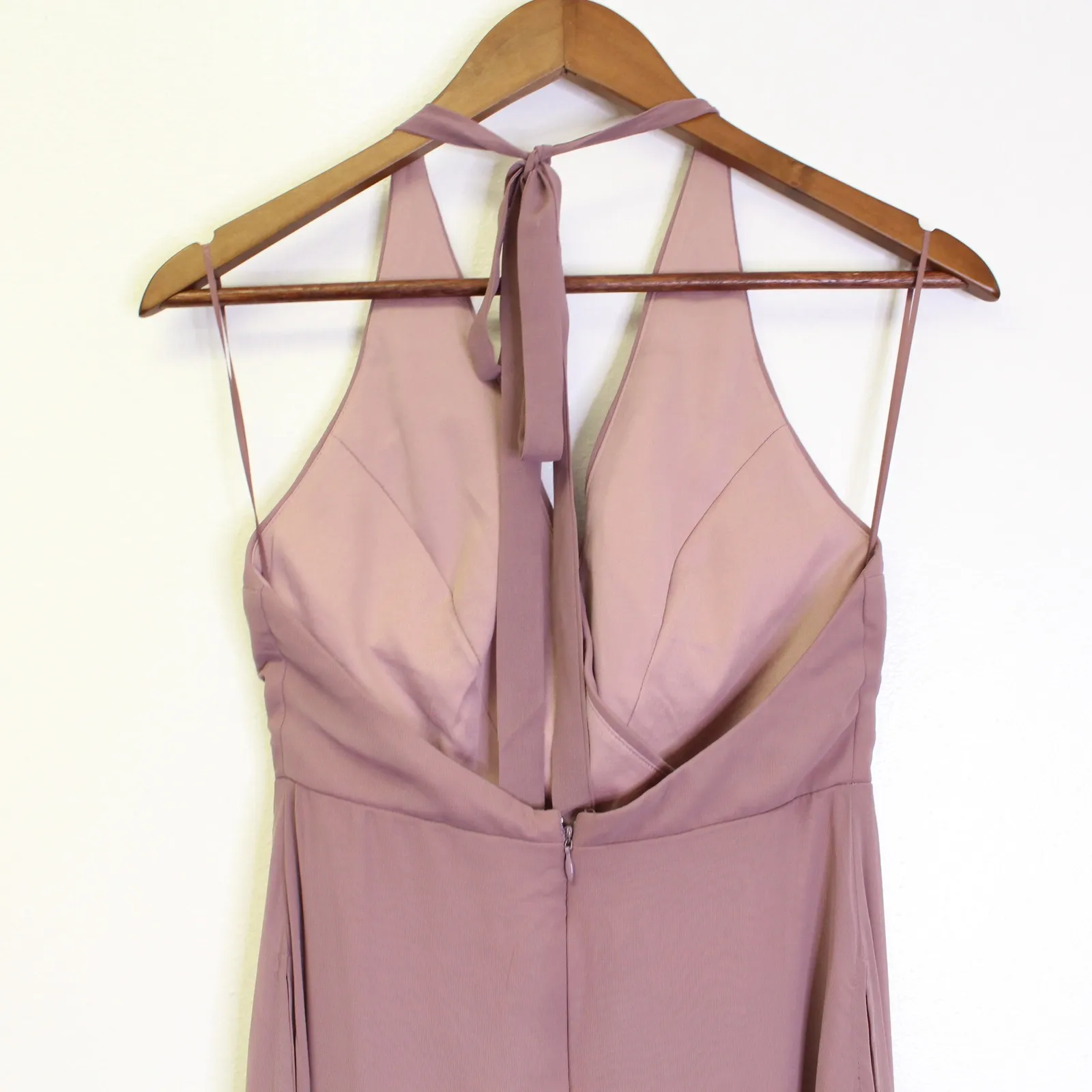 Birdy Grey Moni‎ Convertible Halter Maxi Dress in Dark Mauve Size XS - Image 7