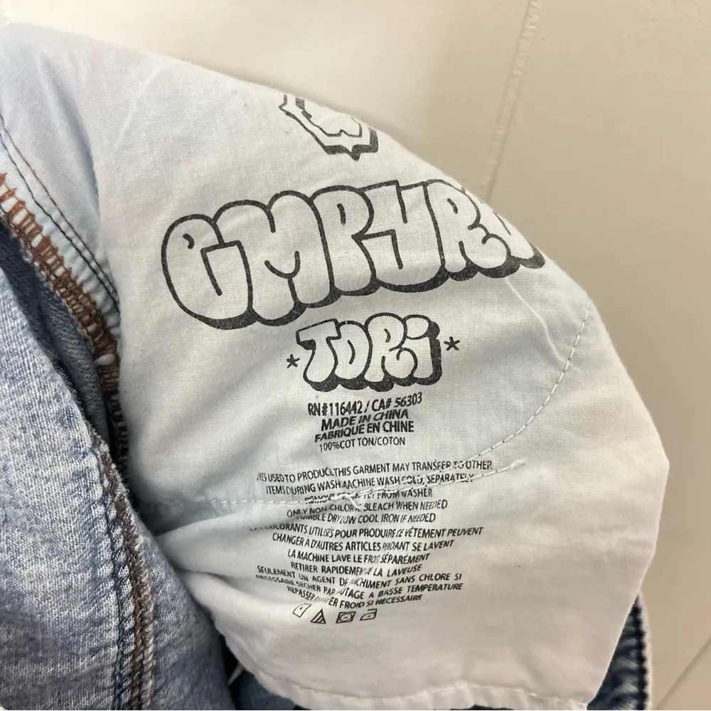 Empyre Jeans Tori Blue Light Wash Straight Leg Womens Size 3 - Image 11