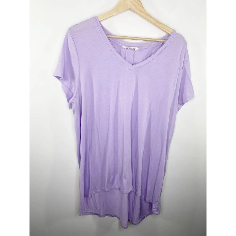 Members Mark Lavender Purple Favorite Everyday Tee Women's Size XX-Large XXL - Image 7