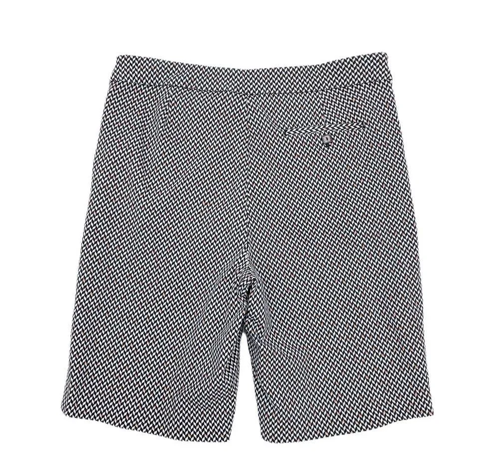 EP Pro Women's Stretch Bermuda Pleated Golf Shorts Chevron Print Size 6 - Image 2