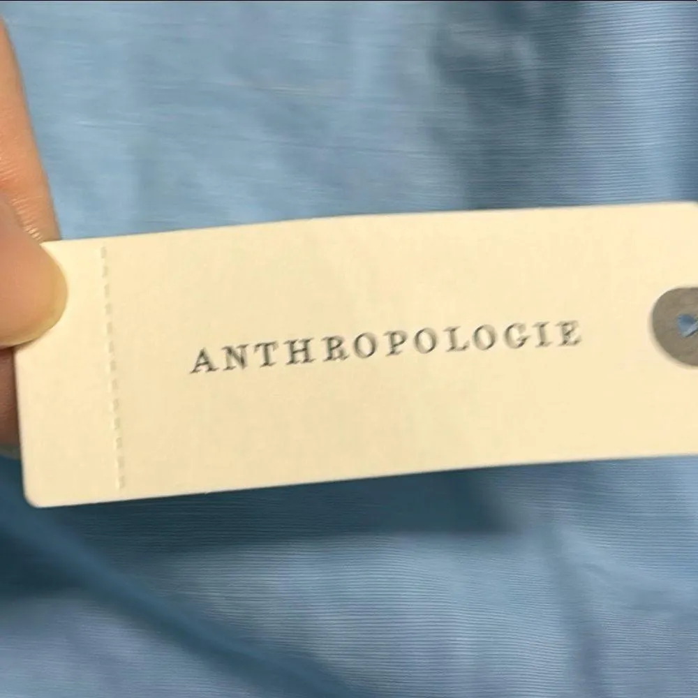 NWT MAEVE by Anthropologie Light Blue Women's Top *flaw noted* - Image 12