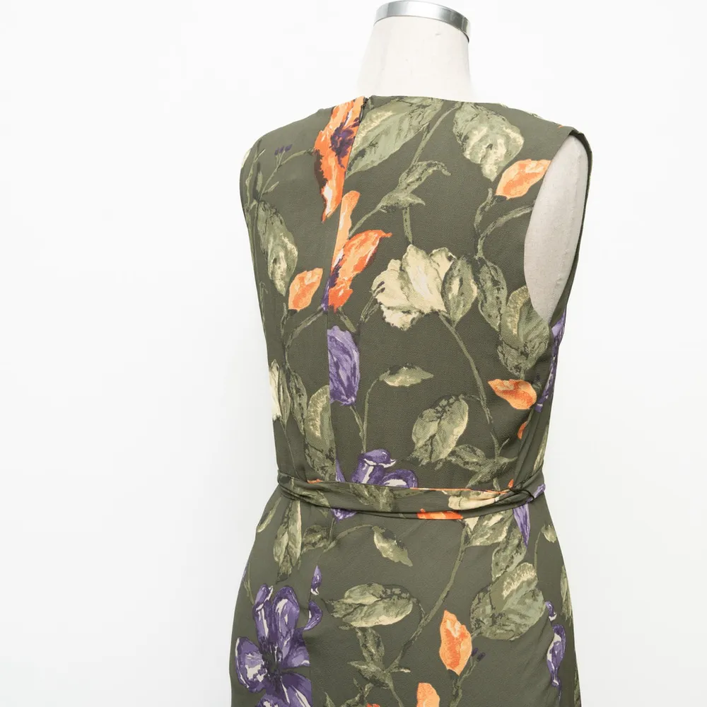 Lauren Ralph Lauren - Floral Belted Crepe Dress - Image 8