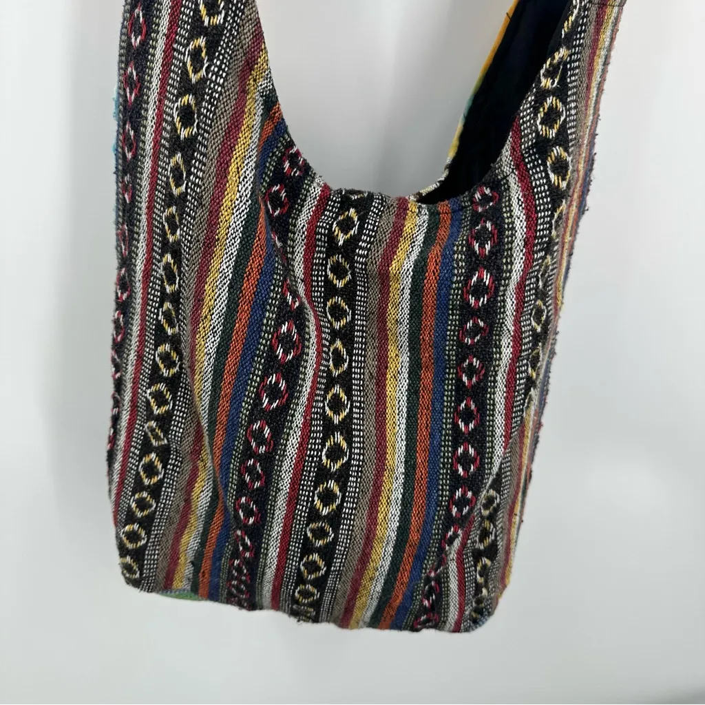 Rising International Y2K Boho Cross Body Bag Peace Whimsical Fairycore Celestial Blue - Image 5