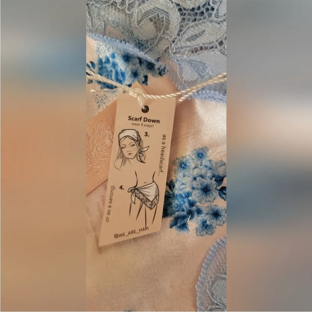 We Are HAH Scarf Down NWOT - Image 4