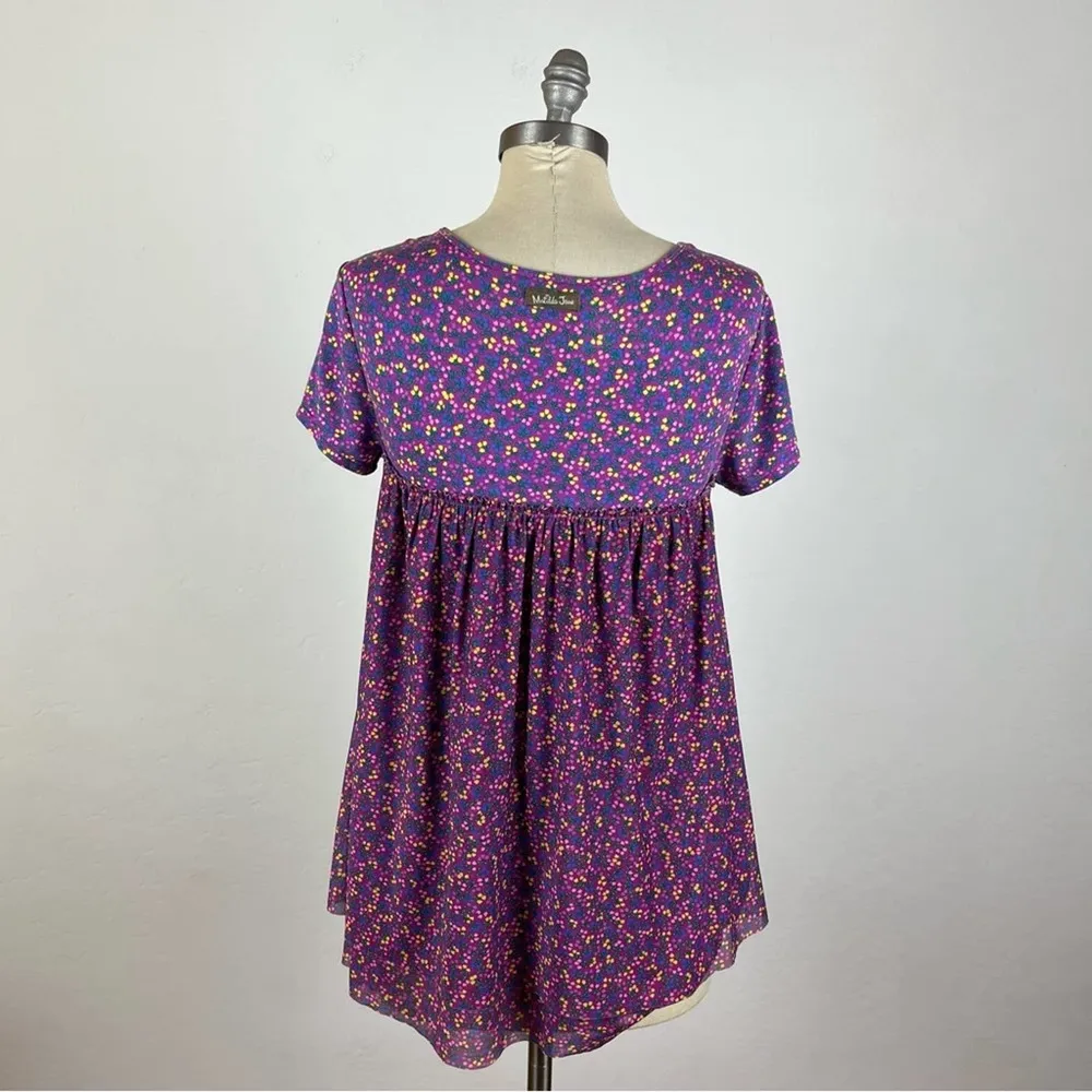 Matilda Jane Purple Floral Swing Top - Image 68