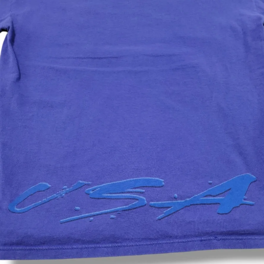 1990s Vintage USA Soccer Shirt Size Large L By Coed Sportswear, Inc. Graphic Tee American Flag Stars And Stripes Graphic Print T-Shirt Unisex T-Shirt  - Image 10