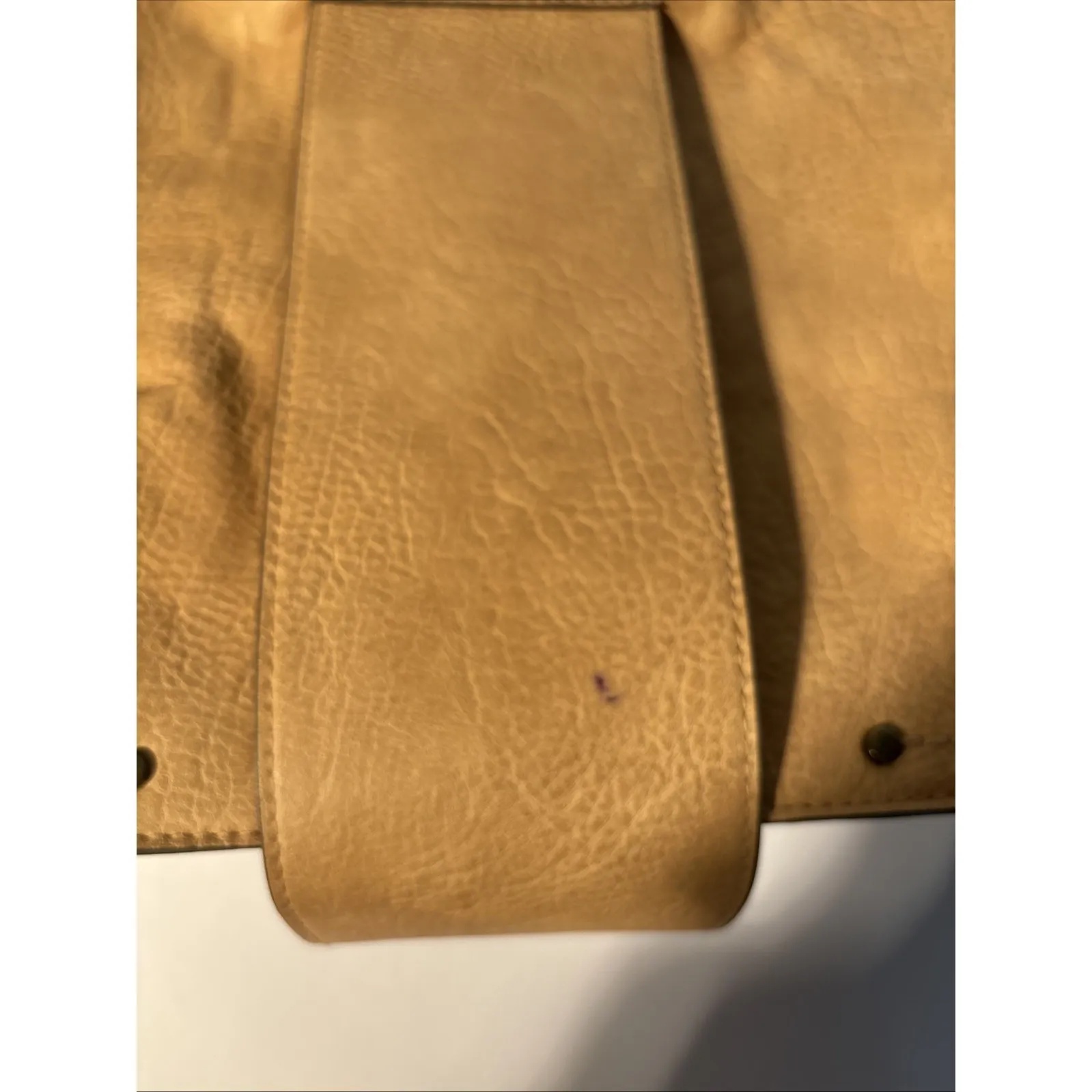 Universal Thread Hand Bag Tote Brown Faux Leather Medium‎ Sized - Image 4