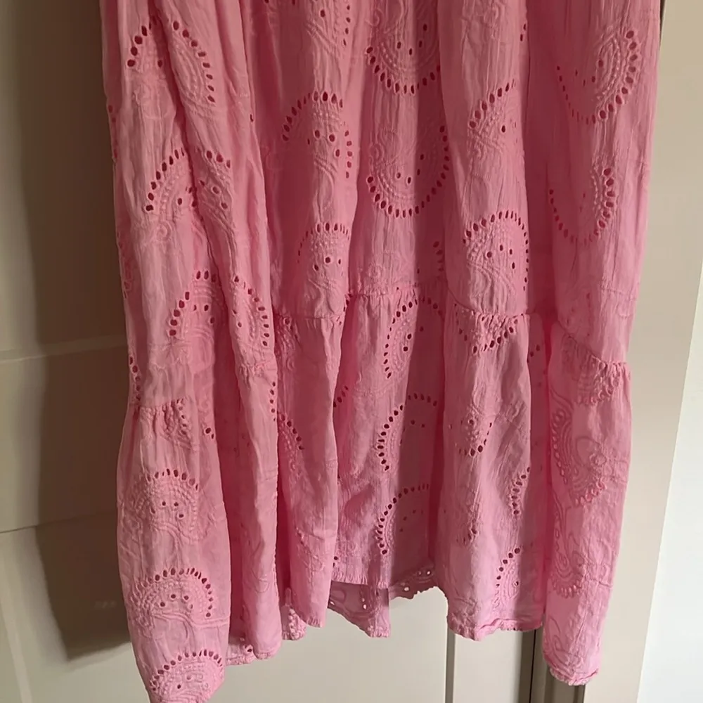 Women’s button down pink dress Size L - Image 4
