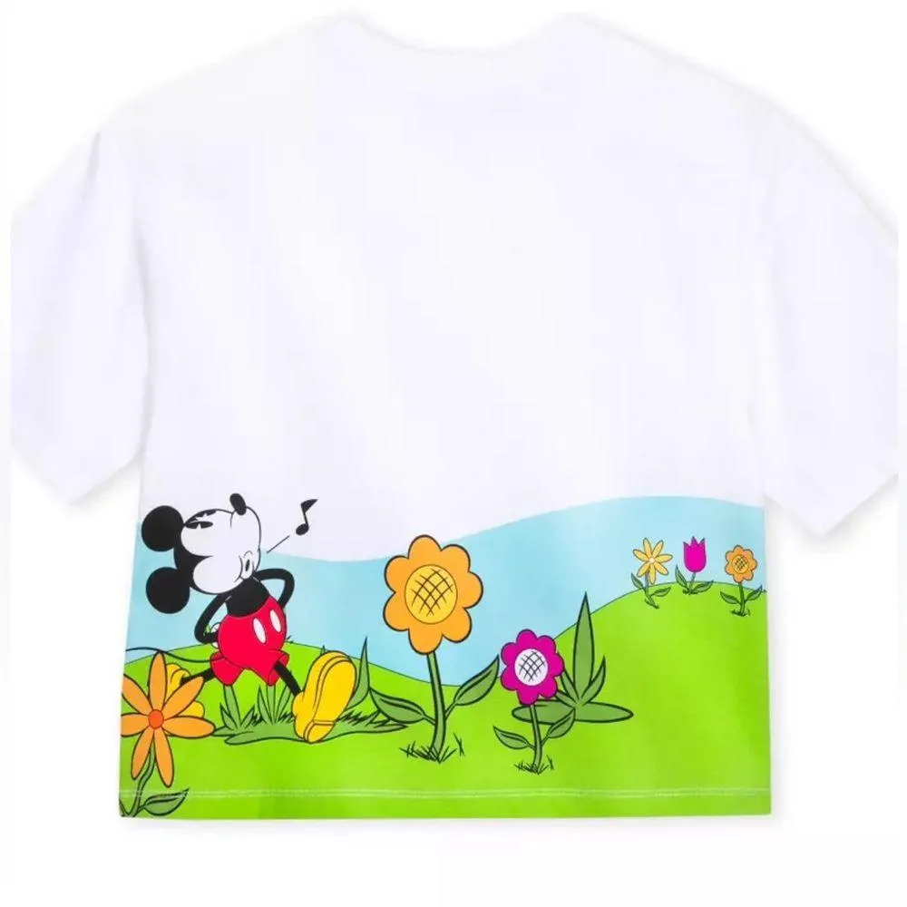 Mickey Mouse and Goofy T-Shirt for Women - Mickey & Co. size M - Image 2