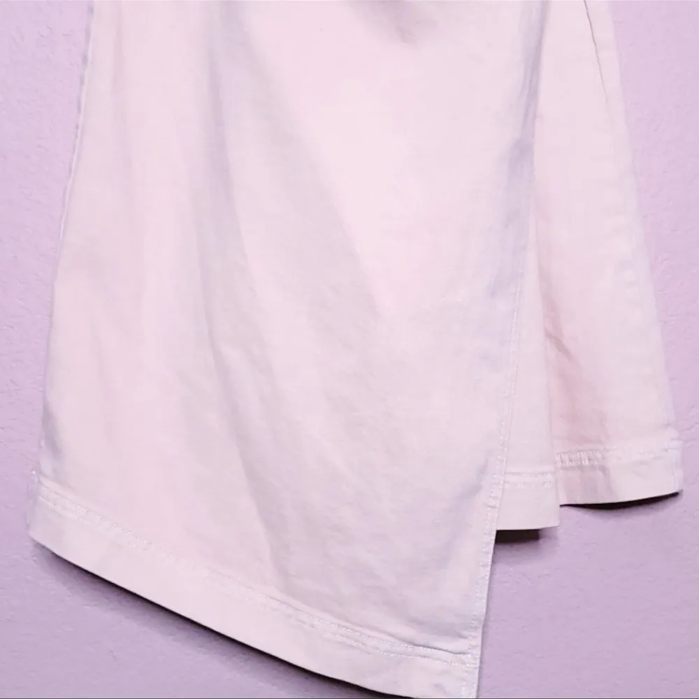 NWOT Anthropologie Holding Horses Regatta Wrap Dress Twill Denim Pink Size 12 - Image 8