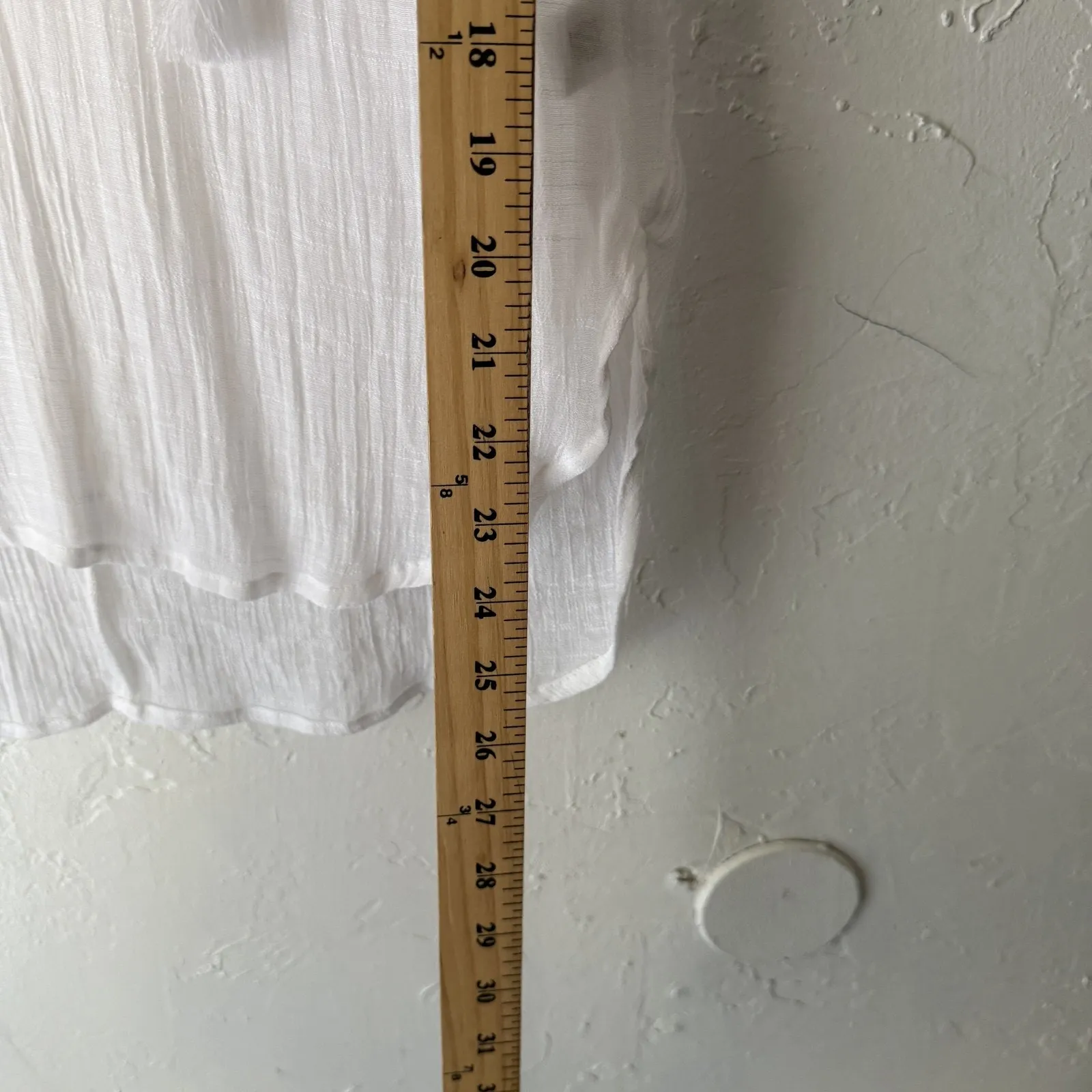 Christopher & Banks Shirt Womens Petite Medium Embroidered Paisley Boho Top - Image 5