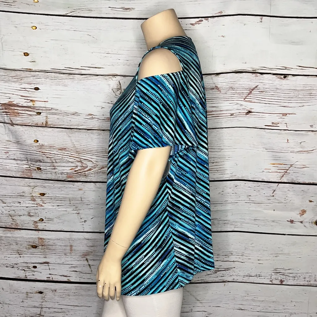 Catherines NWT Size 2X 22/24W Blue Stripe - Image 3