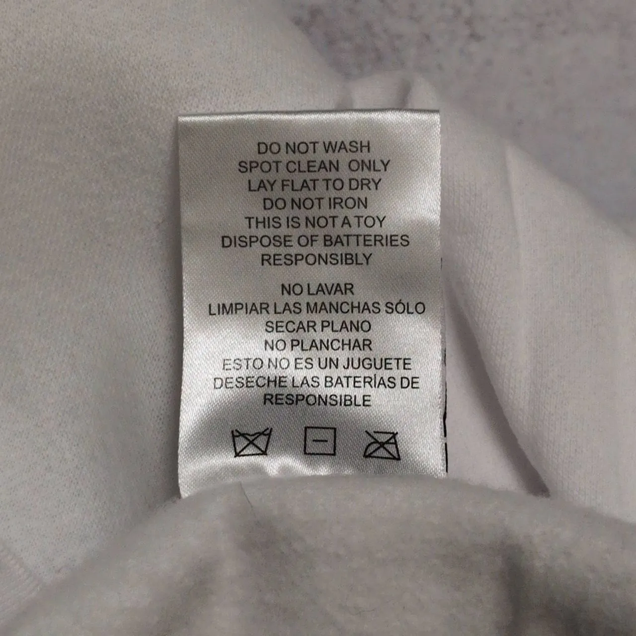 NWT Disney White Light Up Jack Skellington Christmas Crewneck Sweatshirt M 7/9 - Image 8