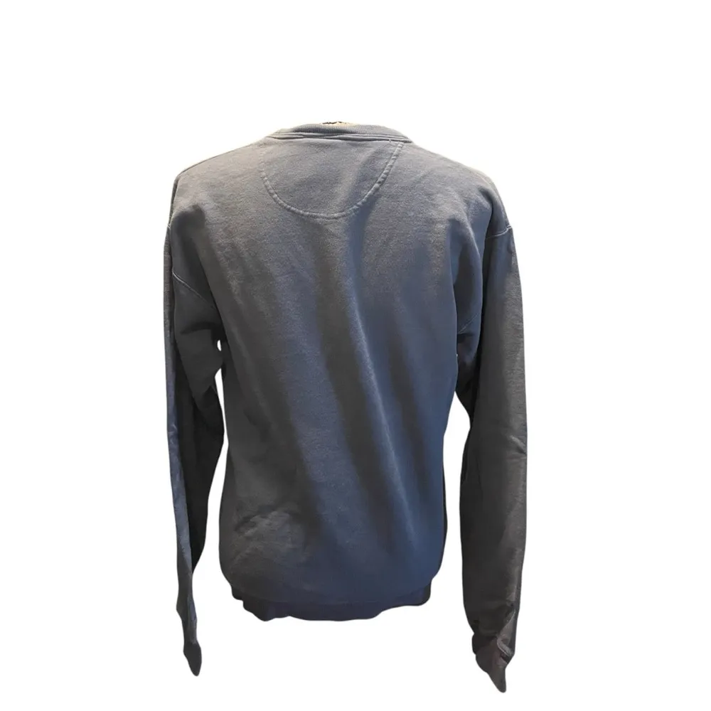 Comfort Wash Delta Zeta Sweatshirt Blue Size Small College Sorority Graphic - Image 4