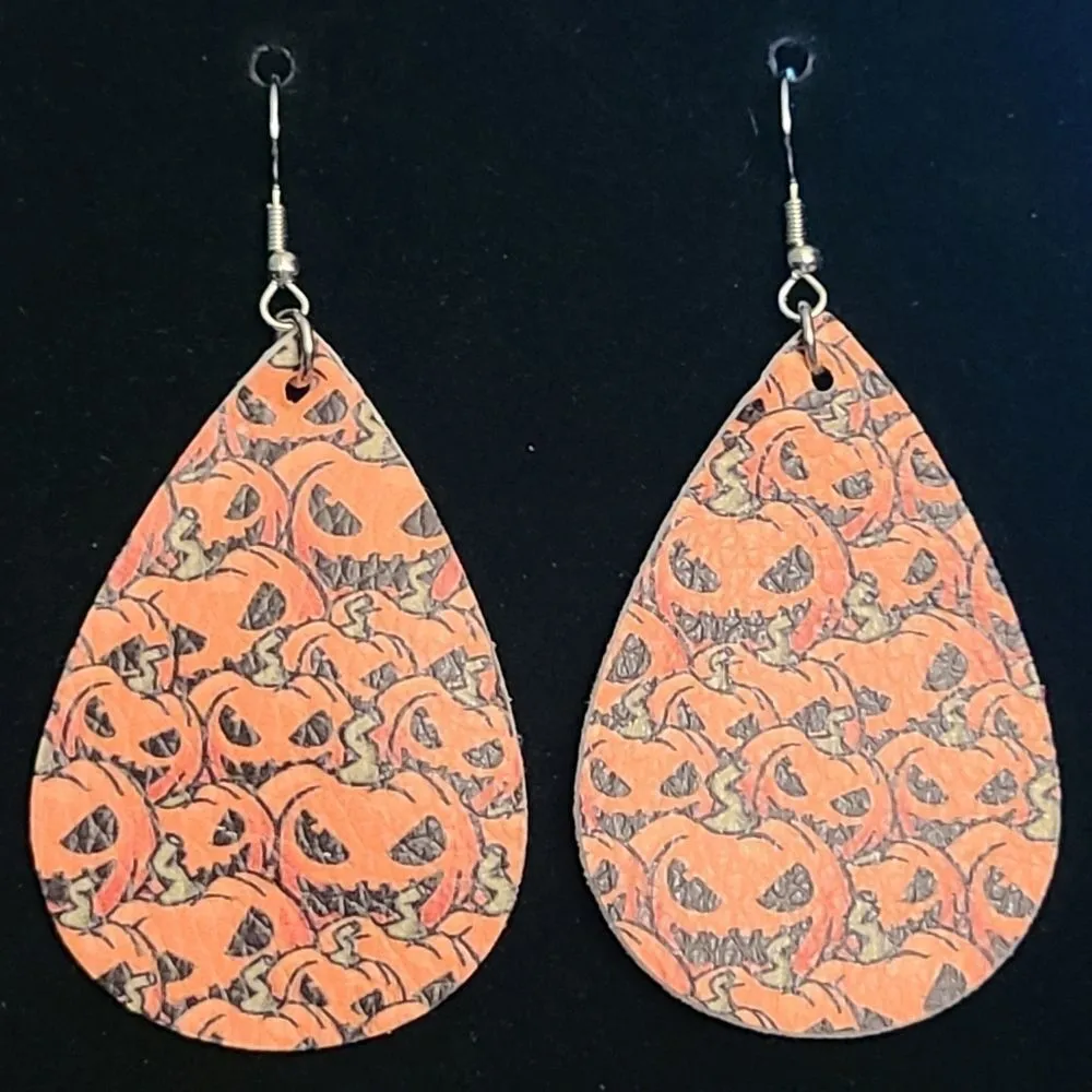 🎃 👻‎ 2 FOR $10 HALLOWEEN EARRINGS MIX AND MATCH 🧡🖤 Orange - Image 3