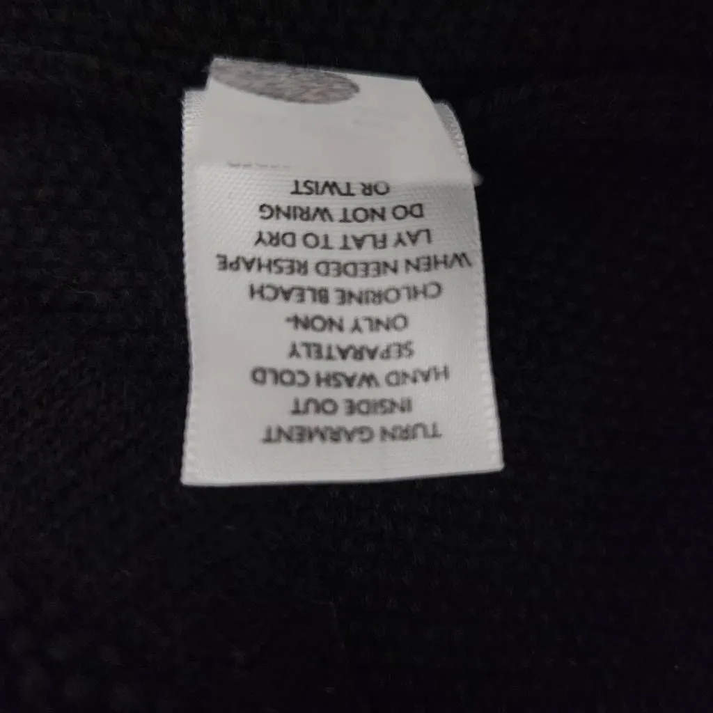 J. Jill Black Sweater with Sparkly Beads Size Small J. Jill Black Cowl Neck - Image 6