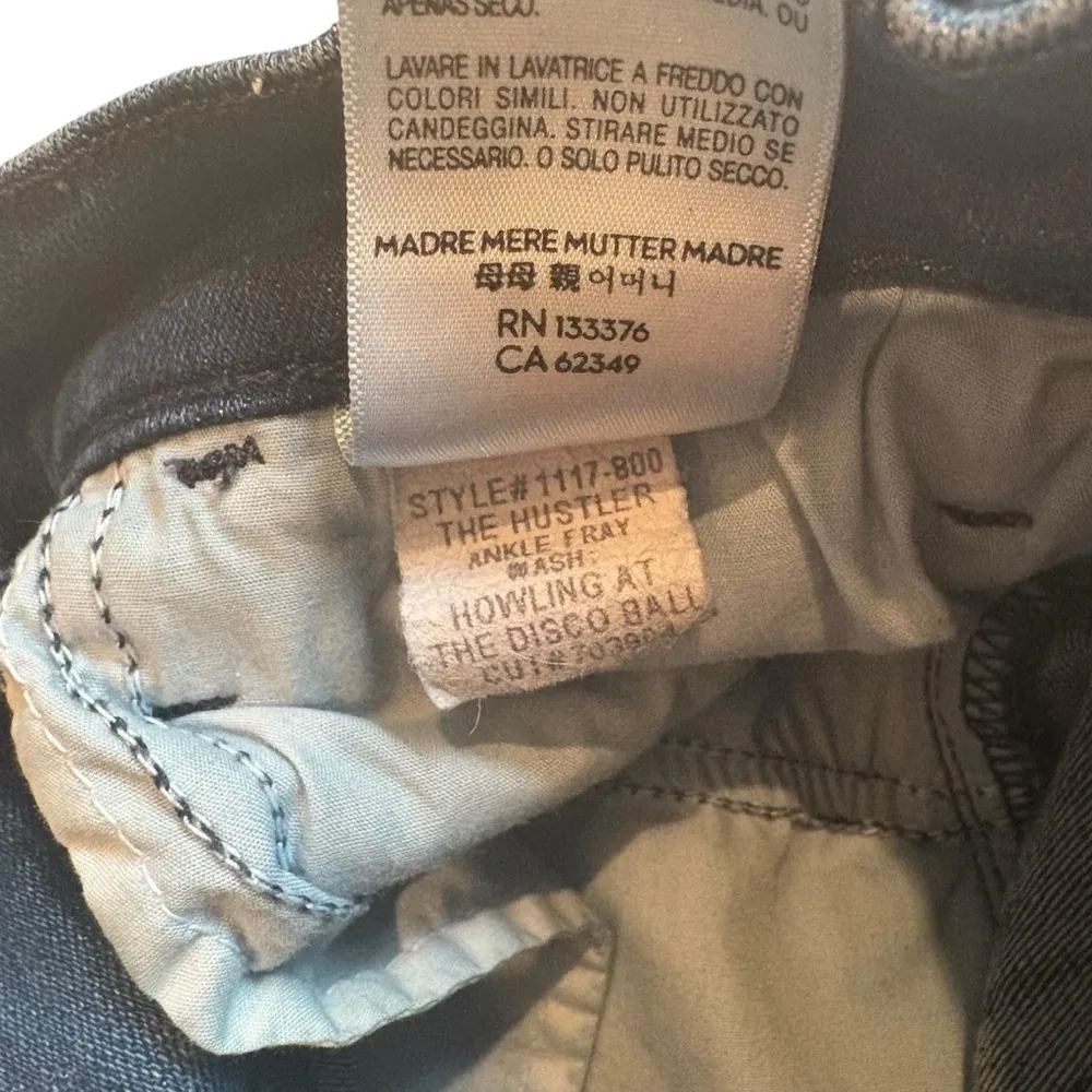 Mother Hustler Ankle Fray in Howling At The Disco Ball, Sz 24 Blue - Image 15