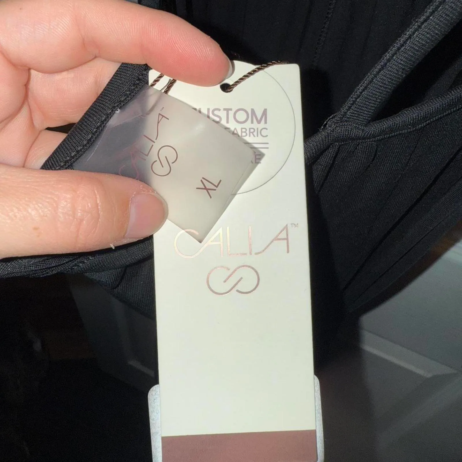 CALIA Women's Sandwash Jersey Jumpsuit Black Size XL - Image 5