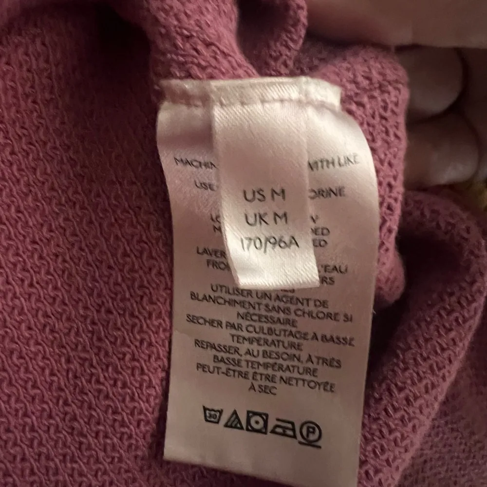 We The Free Asher Thermal Knit Oversized Shirt – Plum – Size Medium - Image 8