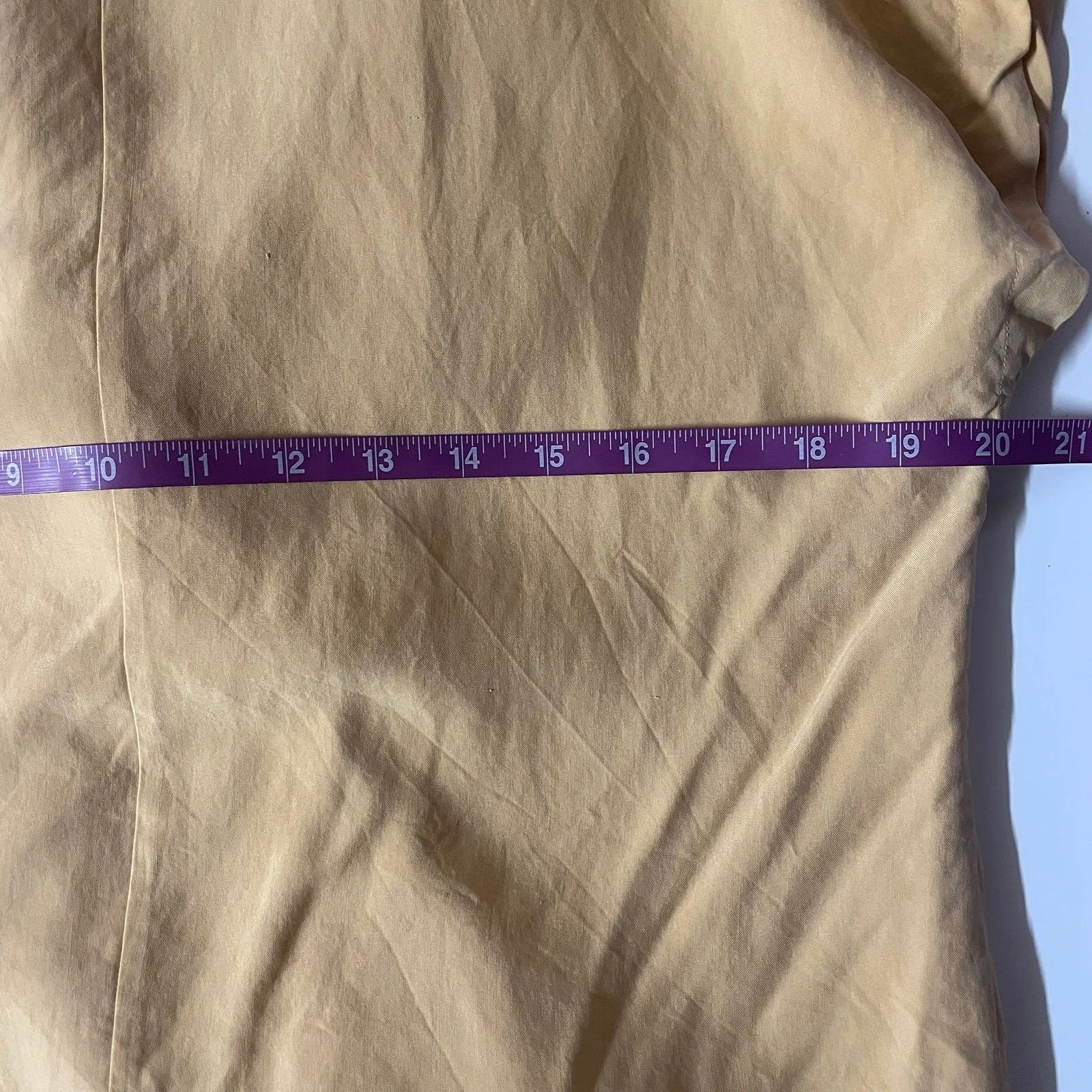 Vintage Annie Alexander 100% Silk Mellow Yellow Blazer Blouse Size 4 EUC - Image 8