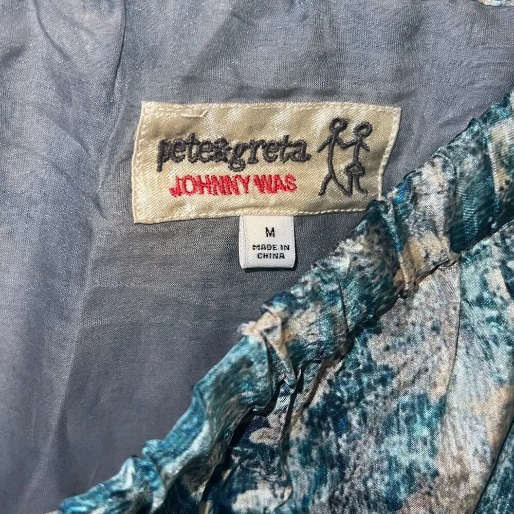 ✨Johnny Was Santorini Silk Maxi Sz Medium Skirt✨ - Image 8