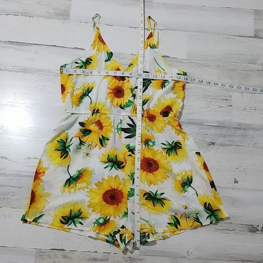SHEIN | Sunflower Romper | Size: M - Image 5