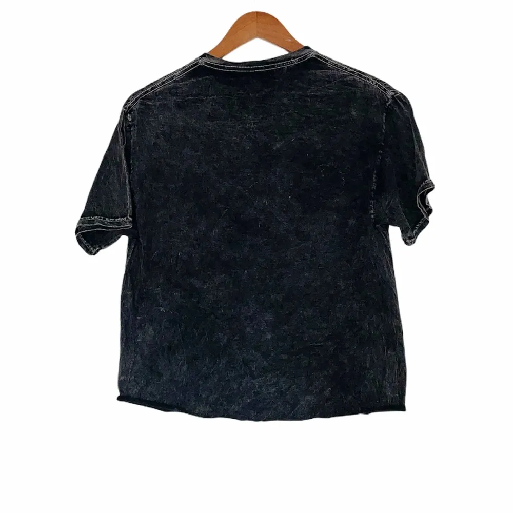 NWOT Be Nice Or Go Away Acid Wash Vintage Look Tee - Image 5