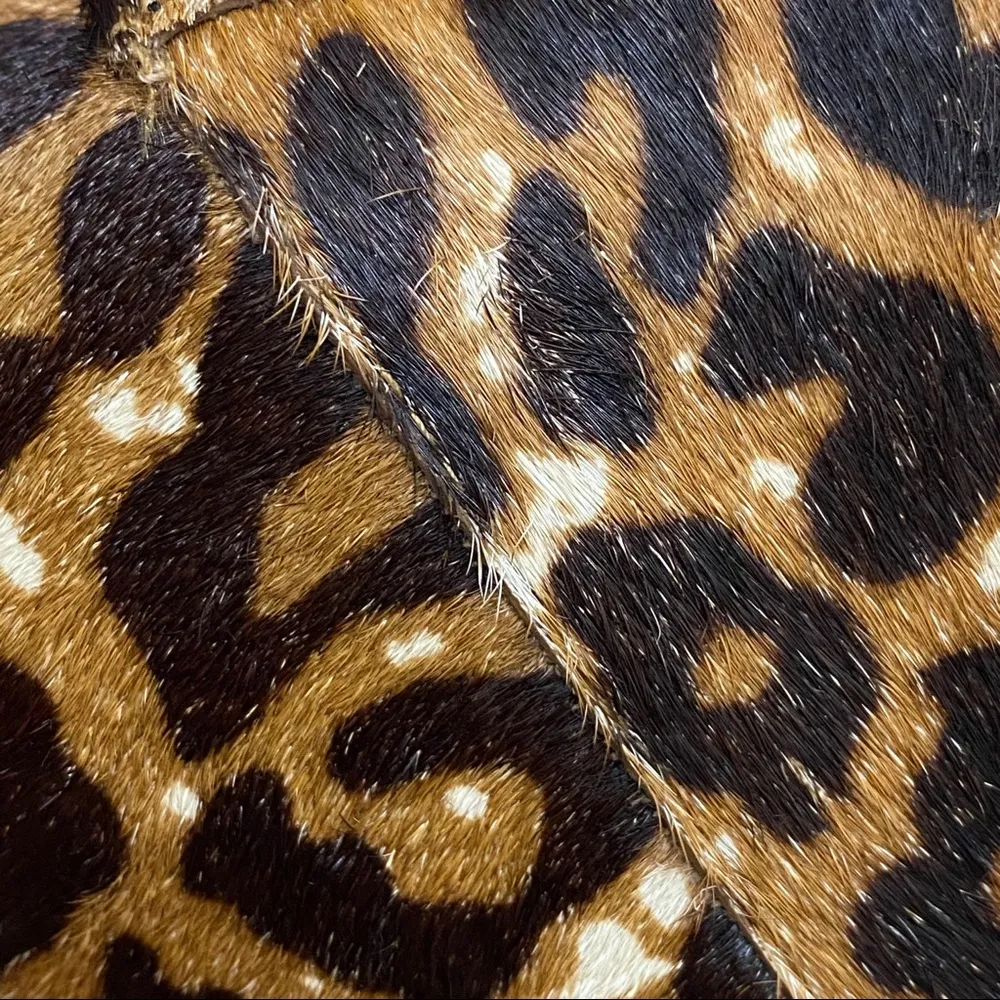 Jeffrey Campbell Lita Fur Leopard Platform Boots Size 6 - Image 13