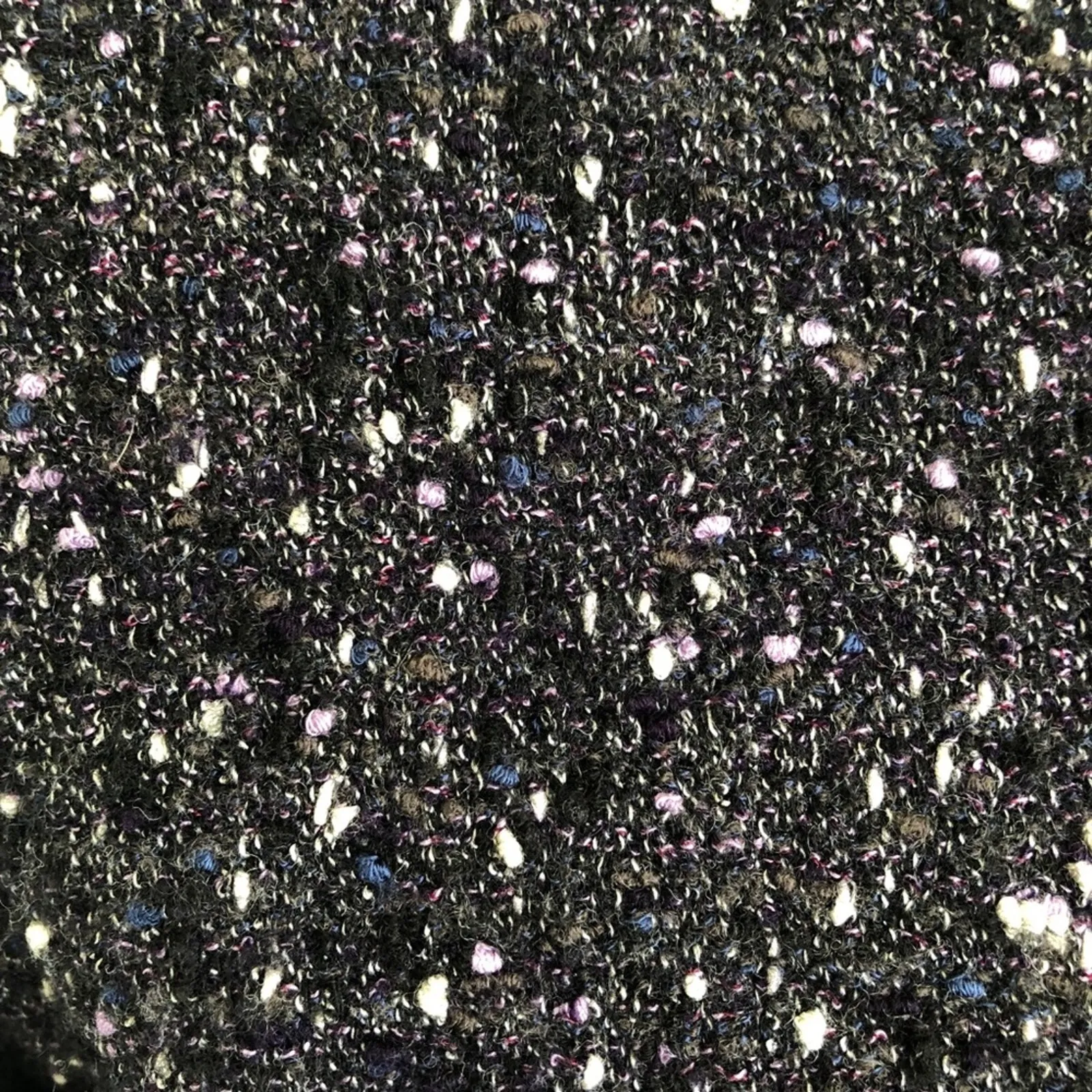 Lafayette 148 New York Women's Purple Wool Tweed Button Front Fitted Blazer sz 2 - Image 6