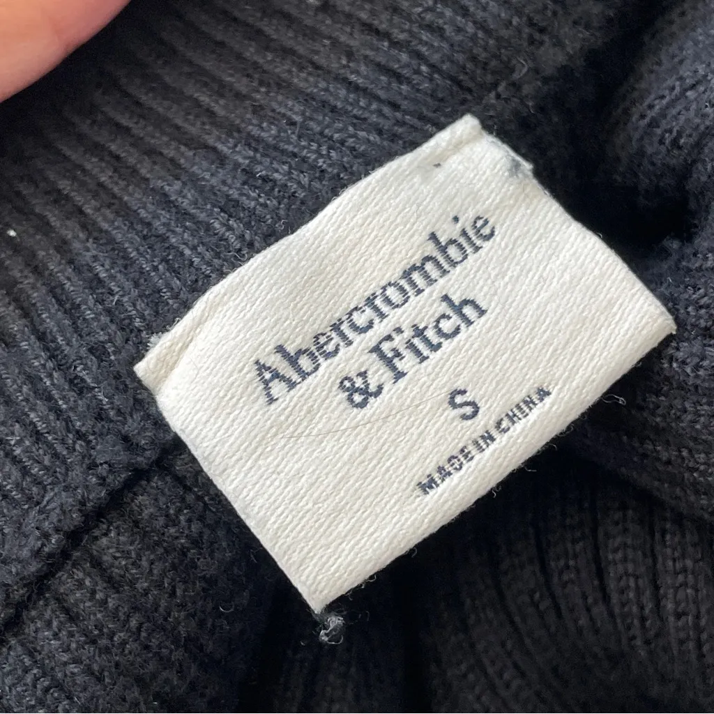 Abercrombie & Fitch Skirt bodycon knit midi womens Black (small) classic party - Image 2