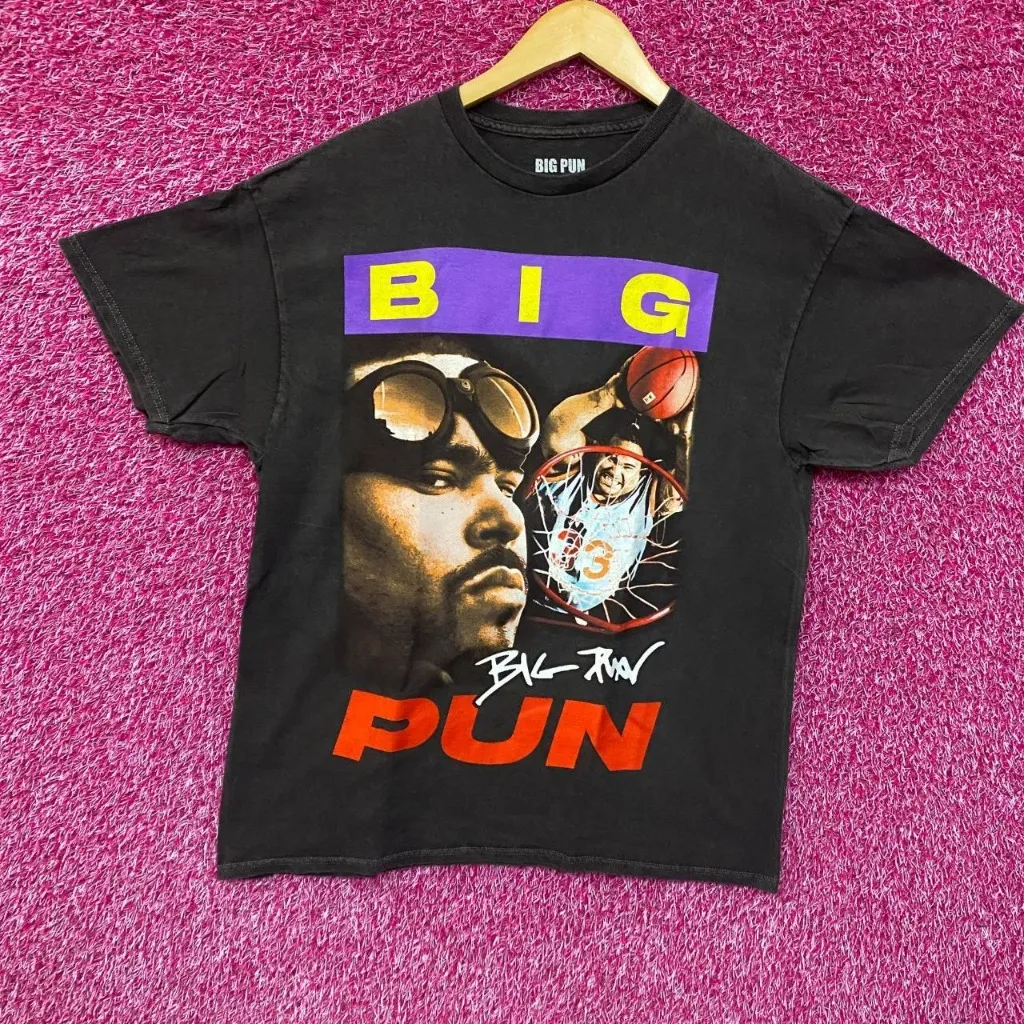Big Pun HIP Hop Vtg Wash T-Shirt Medium - Image 3