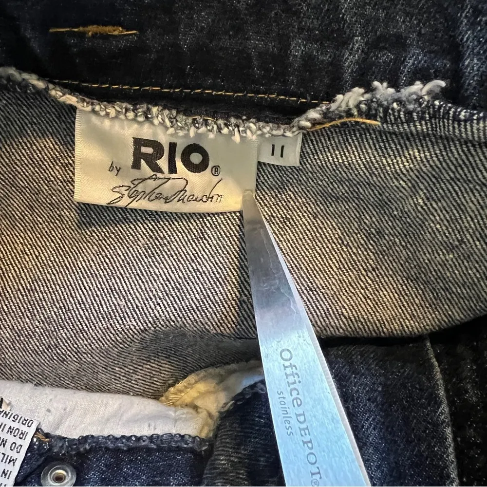 Rio by Stephen Mardon Vintage ‘80’s Acid Wash High Waisted Jeans Women’s Size 11 Blue - Image 5