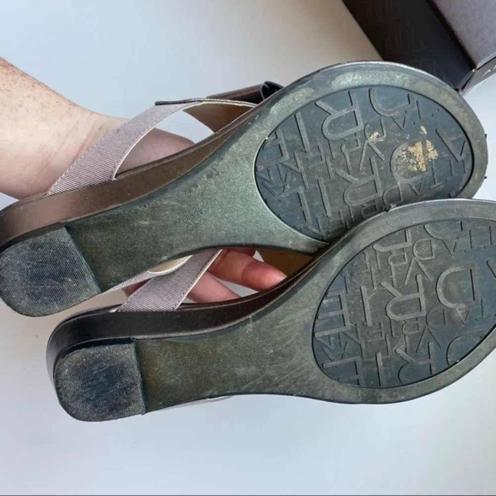 Adrienne Vittadini • Vanity Gemstone Sandals Mini Wedge - Image 7