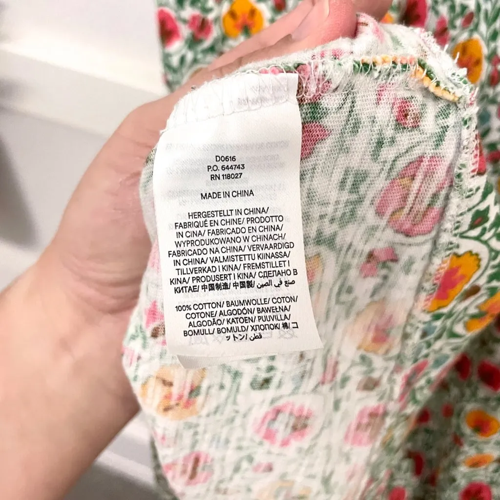 Boden Sleeveless Jersey Shift Dress in Enchanting Bloom Size 6 D0616 - Image 3