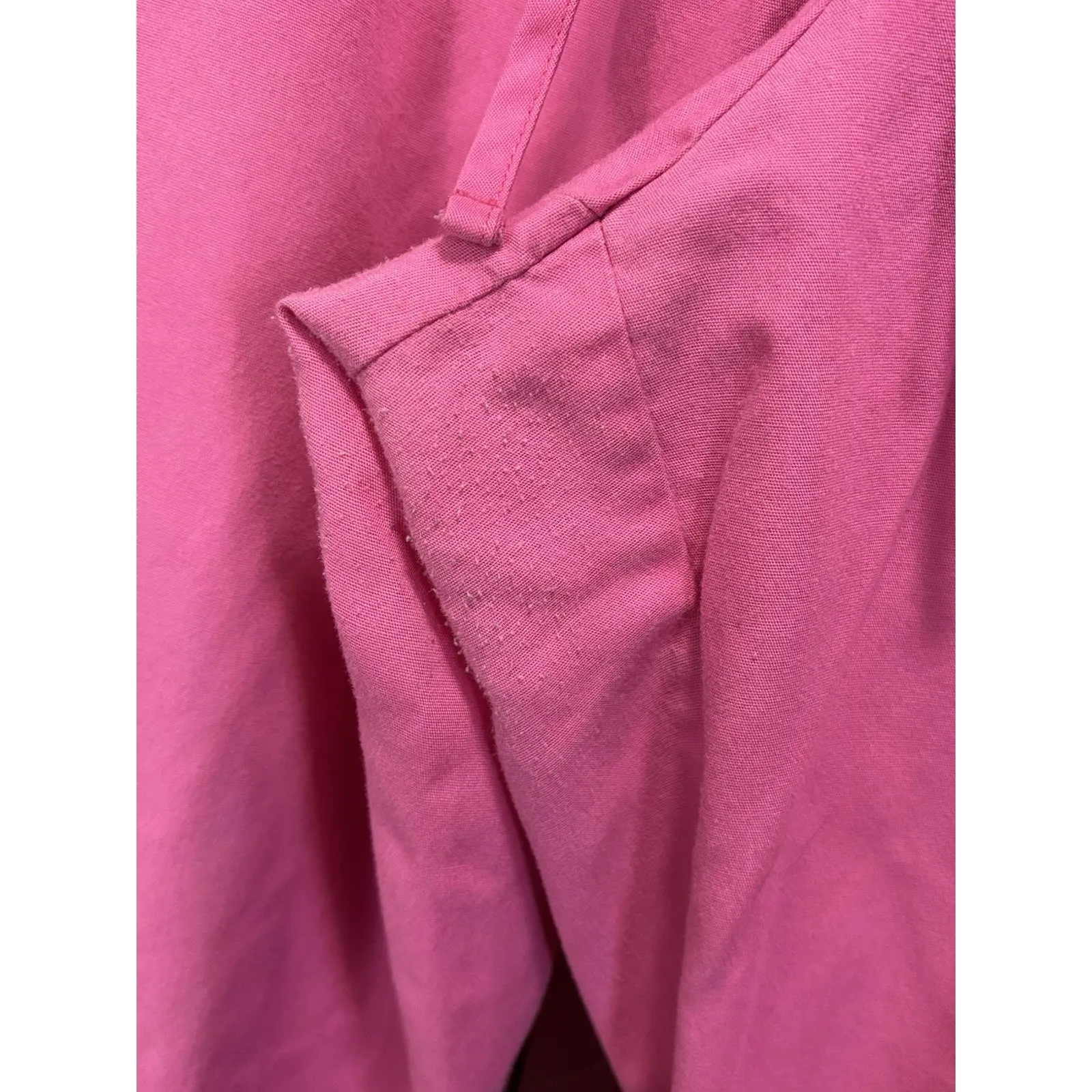 SB Scrubs Pink Drawstring/Elastic Waist High Rise Scrub Pants Pockets Straight - Image 3