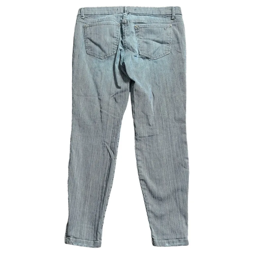 Anthropologie Joe’s Jean Ankle Zip Chelsea Railroad Stripe Jean Size 29 PSUR5265 - Image 3