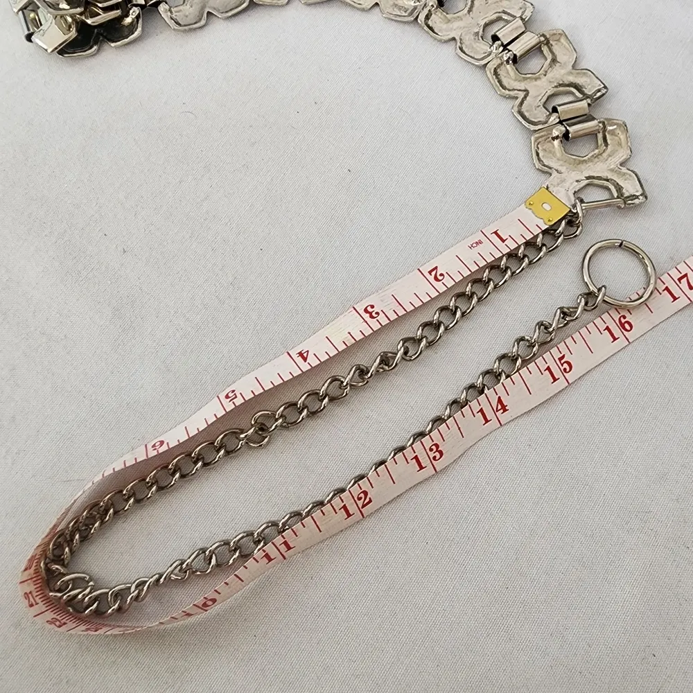 Silver Xs Chunky Chain Link Belt Adjustable - Image 10