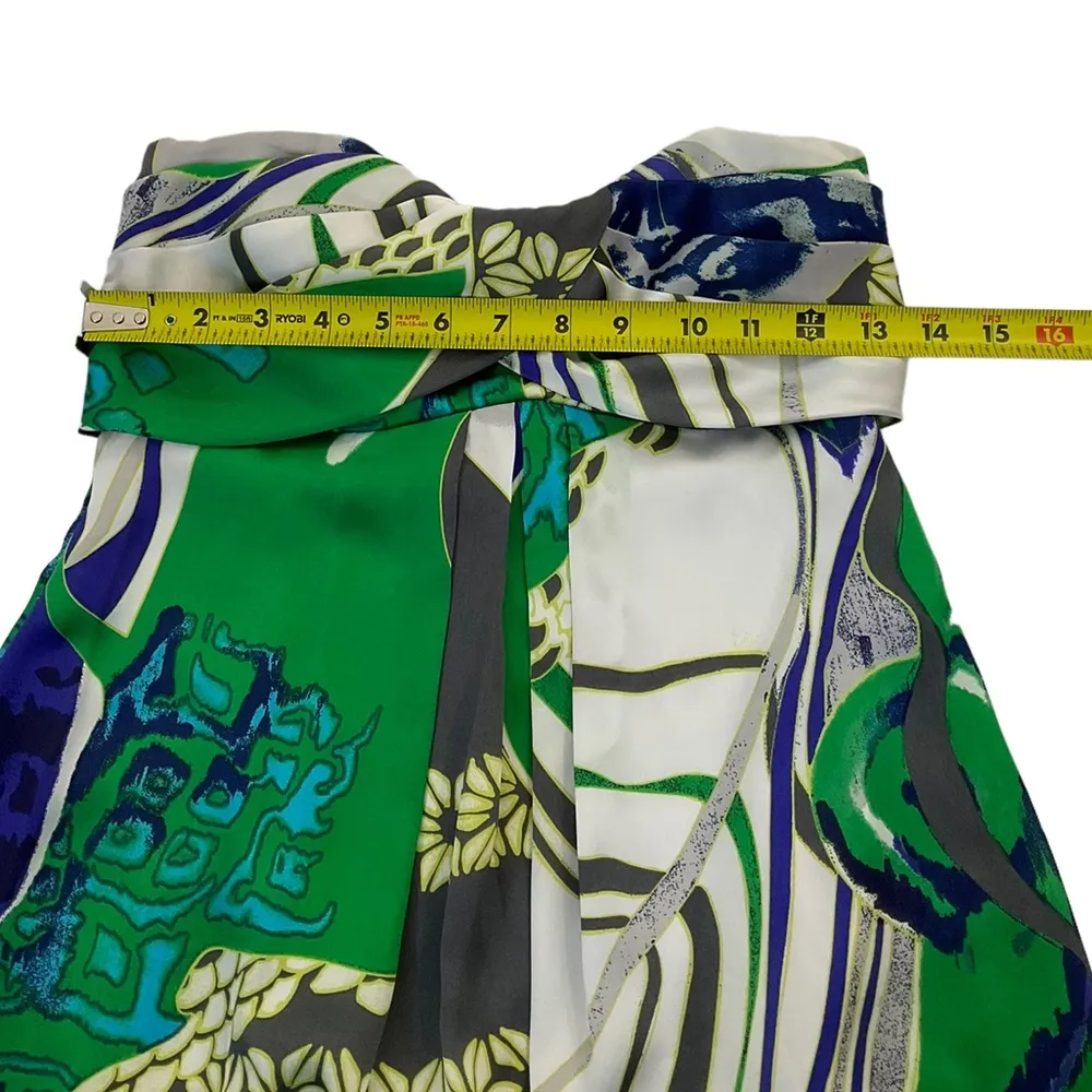 City Triangles Womens Junior Size 3 Tube Long Dress Maxi Party Formal Green - Image 5