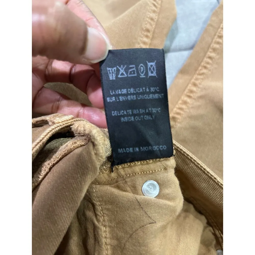 Isabel Marant Etoile Alone Capri Pants With Ankle Zip Sz 40 - Image 9