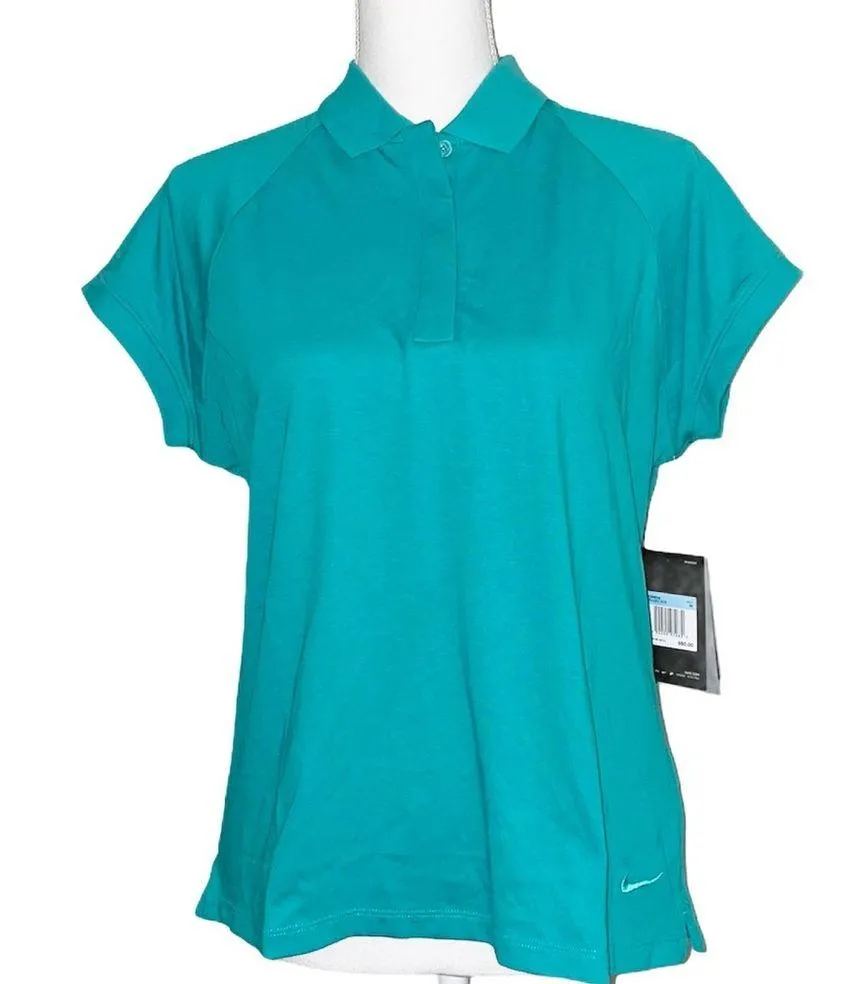 NWT  Nike Dri Fit UV Cap Sleeve Golf  Polo Tee - Image 2