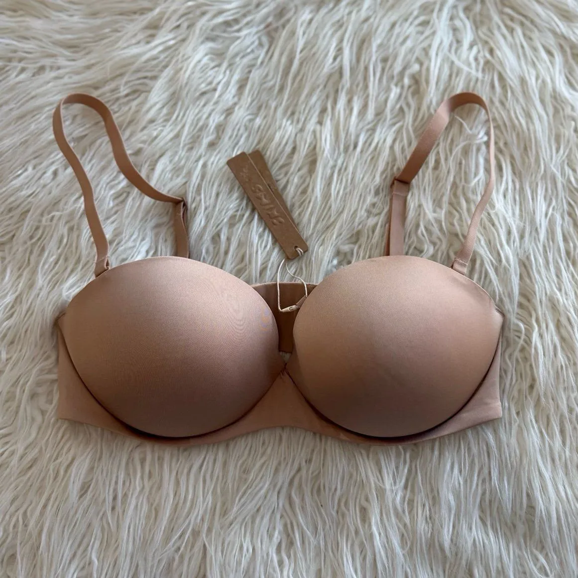 Skims Ultimate Push Up Strapless Bra Clay Size 36C - Image 2