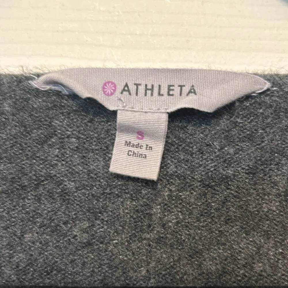 Athleta Cashmere Sweater Dress Adi Mudra Gray Grey Long Sleeve Womens Size Small - Image 5